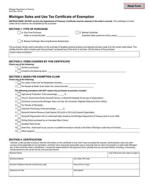 5 Ways To Complete Michigan Treasury Form 3372