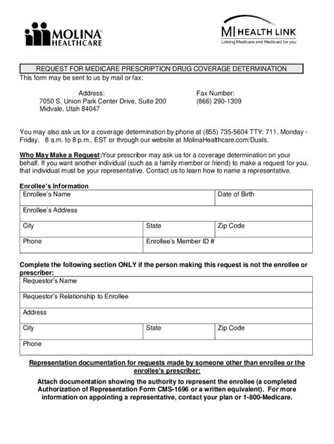 5 Ways To Complete Molina Authorization Form