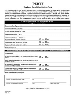 5 Ways To Complete Pebtf-33 Eligibility Form Successfully