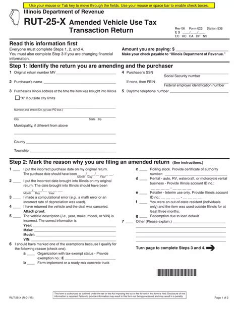 5 Ways To Complete Rut 25 Tax Form Illinois