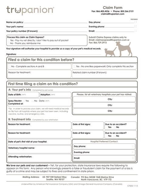 5 Ways To Complete Trupanion Appeal Form Successfully