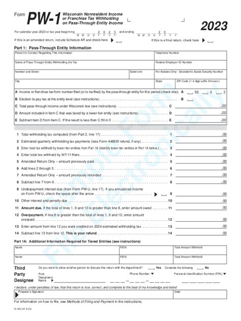 5 Ways To Complete Wisconsin Form Pw-1