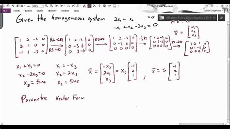 5 Ways To Convert Matrix To Parametric Form Easily