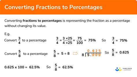 5 Ways To Convert Percent To Fraction In Simplest Form