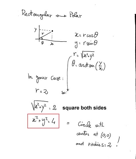 5 Ways To Convert Polar Equations To Rectangular Form