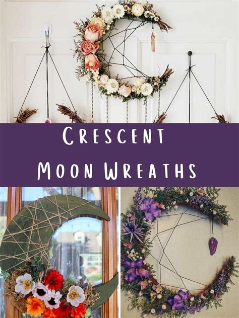 5 Ways To Create A Crescent Moon Wreath Form