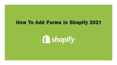 5 Ways To Create A Custom Form In Shopify