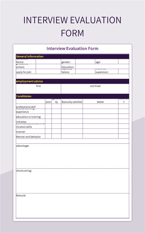 5 Ways To Create A Downloadable Interview Evaluation Form