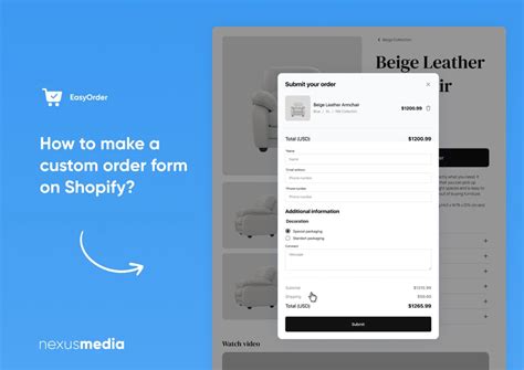 5 Ways To Create A Shopify Custom Order Form