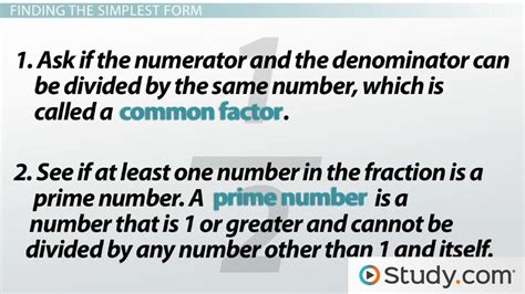 5 Ways To Define Simplest Form