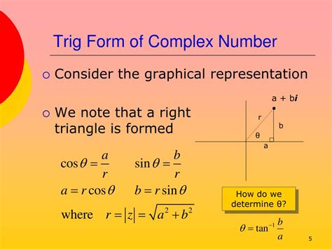 5 Ways To Express Complex Numbers In Trigonometric Form