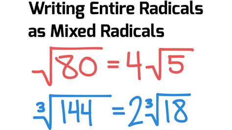 5 Ways To Express Simplest Radical Form