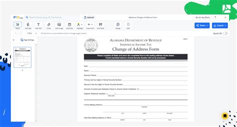 5 Ways To File Alabama Change Of Address Form