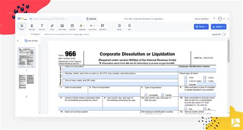 5 Ways To File Form 966 For Business Dissolution