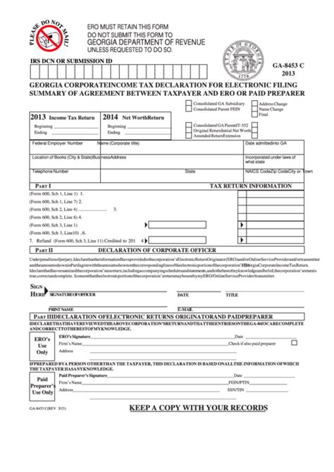 5 Ways To File Form Ga-8453 Correctly