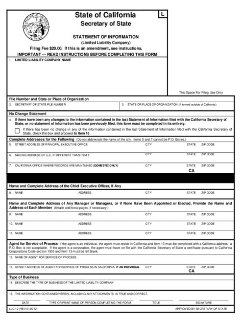 5 Ways To File Form Llc-12 Online Easily