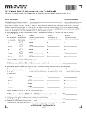 5 Ways To File Mn Form M1 Correctly