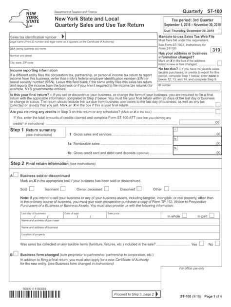 5 Ways To File St 100 Sales Tax Form