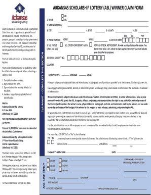 5 Ways To Fill Arkansas Lottery Claim Form