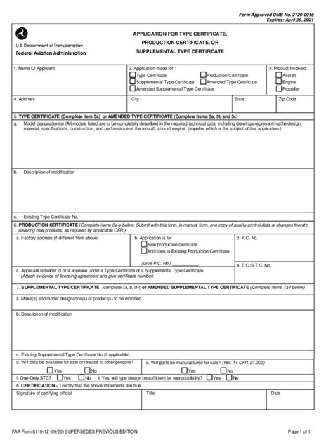 5 Ways To Fill Faa Form 8010-4