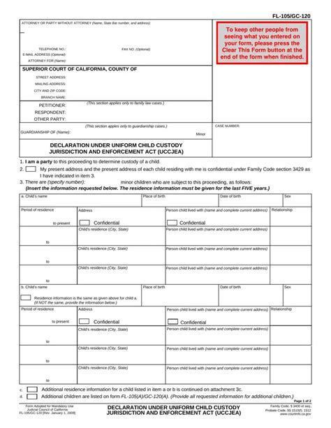 5 Ways To Fill Fl 105 Gc 120 Form