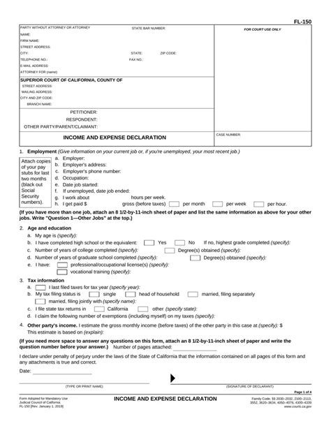 5 Ways To Fill Fl 150 Form Correctly