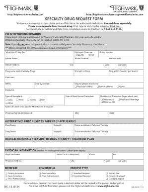 5 Ways To Fill Highmark Specialty Drug Request Form