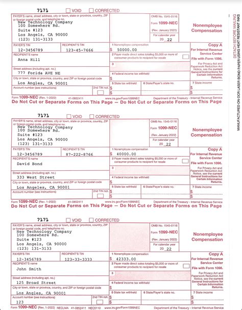 5 Ways To Fill Out 1099 Nec Form Correctly