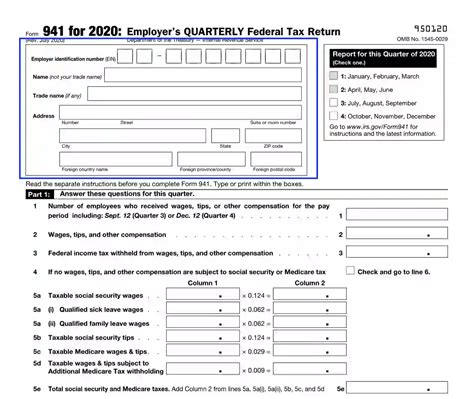 5 Ways To Fill Out A Blank 941 Form