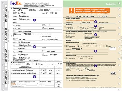 5 Ways To Fill Out A Fedex Air Bill Form