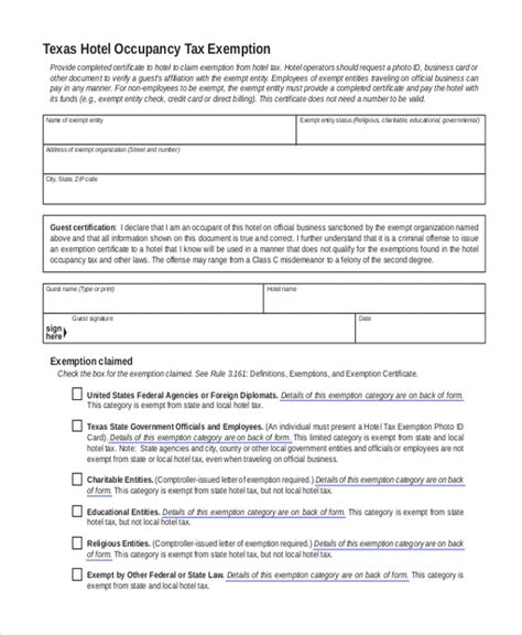 5 Ways To Fill Out A Tax Exempt Form