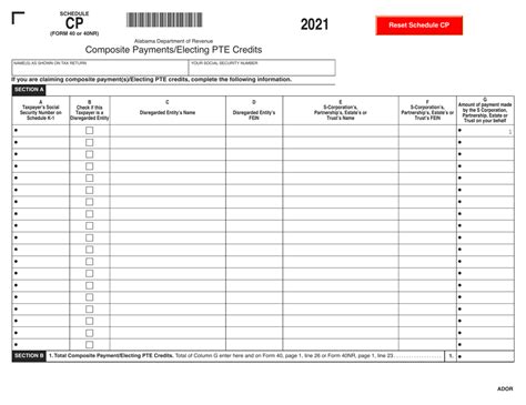 5 Ways To Fill Out Alabama 40nr Form