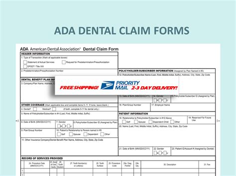 5 Ways To Fill Out An Ada Dental Claim Form