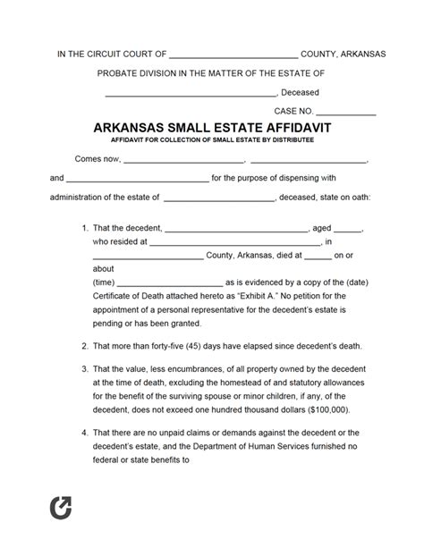 5 Ways To Fill Out An Arkansas Affidavit Form