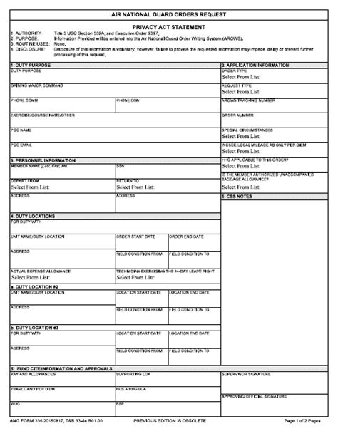 5 Ways To Fill Out Ang Form 336 Correctly