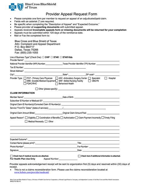 5 Ways To Fill Out Bcbs Fl Appeal Form