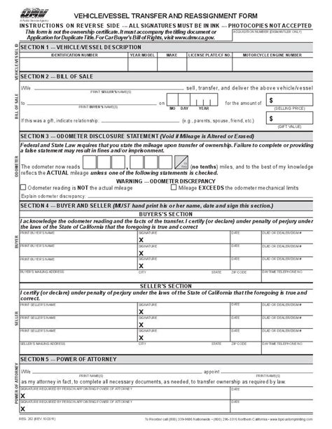 5 Ways To Fill Out Ca Dmv 262 Form