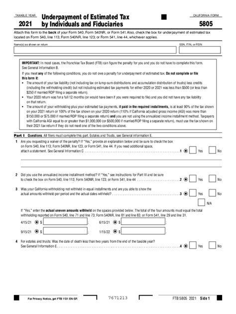 5 Ways To Fill Out Ca Form 5805