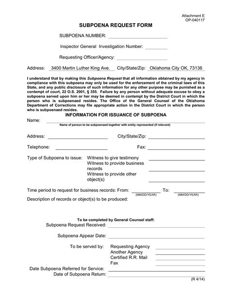 5 Ways To Fill Out Cook County Subpoena Form