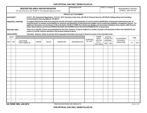 5 Ways To Fill Out Da Form 1999