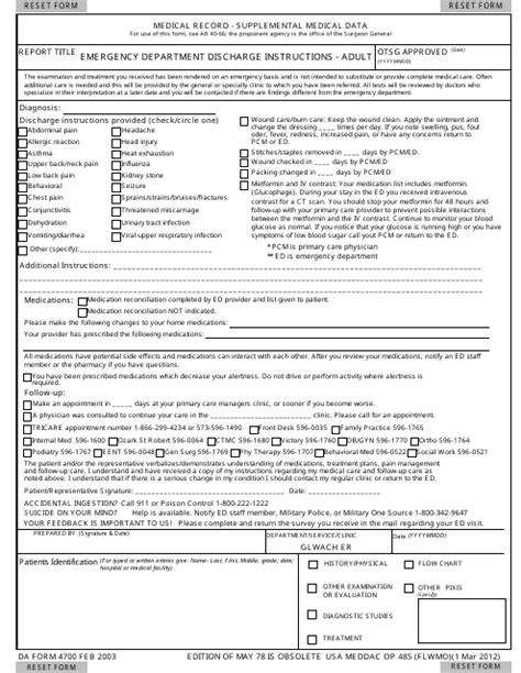 5 Ways To Fill Out Da Form 4700