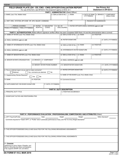 5 Ways To Fill Out Da Form 67-10-2