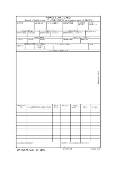 5 Ways To Fill Out Da Form 7598