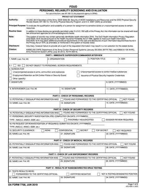 5 Ways To Fill Out Da Form 7708 Correctly