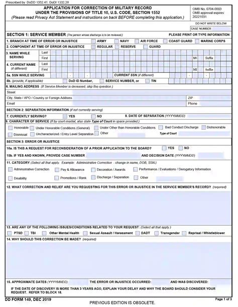 5 Ways To Fill Out Dd Form 149 For Navy