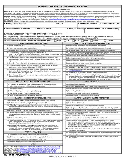 5 Ways To Fill Out Dd Form 1797 Correctly