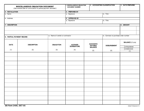 5 Ways To Fill Out Dd Form 2406 Correctly