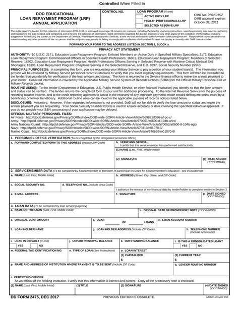 5 Ways To Fill Out Dd Form 2475