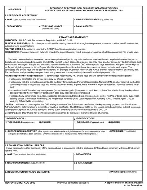 5 Ways To Fill Out Dd Form 2842