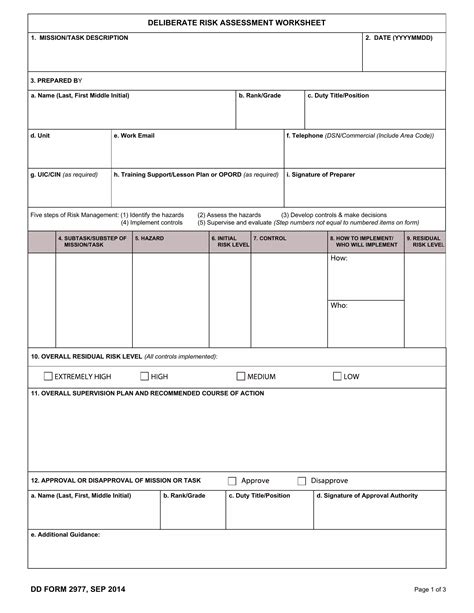 5 Ways To Fill Out Dd Form 2977